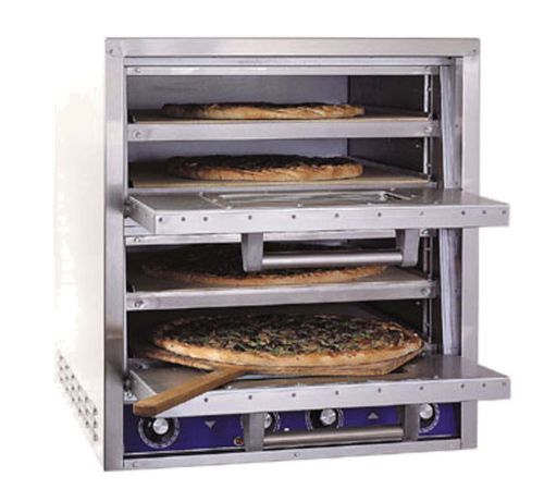 Bakers Pride P44-BL Electric Double Deck 21&#034;W x 21&#034;D Countertop Pizza Oven
