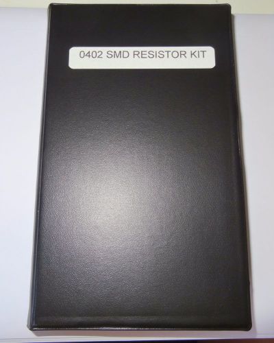 Smd 0402 1% resistor assortment, kit, 240 values (40 per),  total 9600  pcs for sale