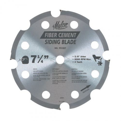 Malco fccb7 7-1/2&#034; fiber cement circular saw blade for sale