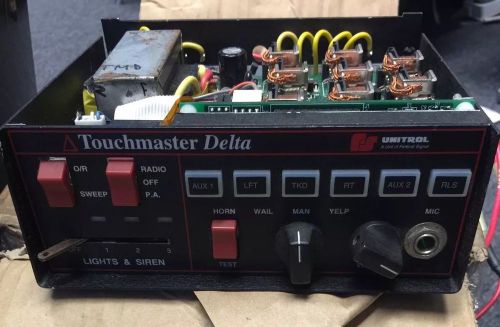 Federal Signal Touchmaster Delta lights and siren controller box