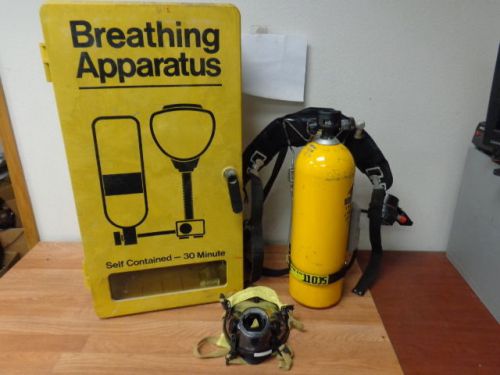 Scott self contained 30 minute breathing apparatus kit w/av-2000 facepiece large for sale
