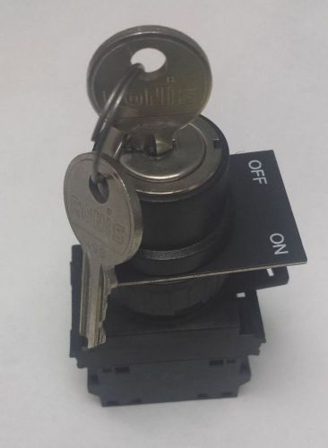 Abb 2 positions selector switch 2 normal open contactor key 125/250 volt for sale