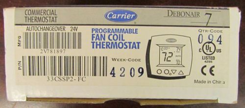 CARRIER DEBONAIR 33 CSSP2 FC 24V Autochange Over Fan Cool Thermostat 2 V781897
