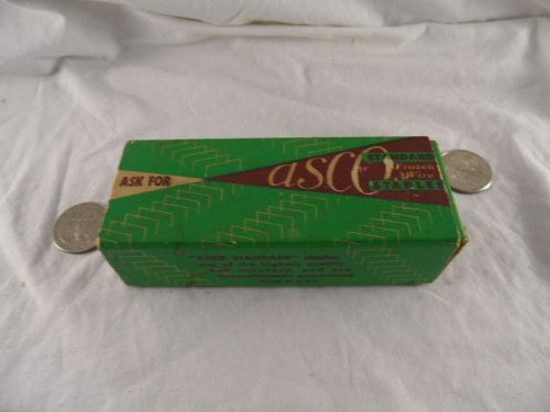 Vintage &#034;ASCO&#034; Frozen Wire Staples Stationery . Swingline, Ace, Bostitch