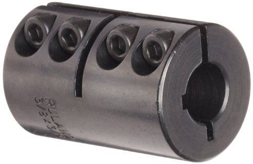 Ruland CLC-12-12-F One-Piece Clamping Rigid Coupling with Keyway, Black Oxide