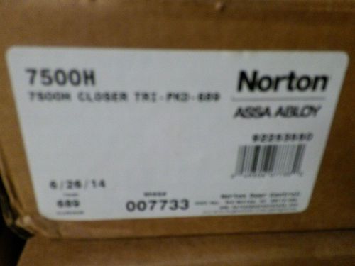 Norton PRO7500H-689 Parallel Rigid Hold Open Arm Door Closer in Aluminum Finish