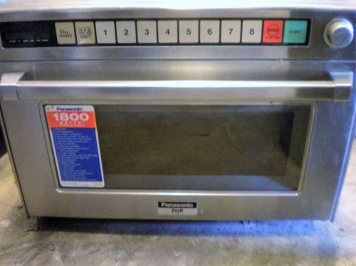Panasonic pro ii commerical microwave oven 1800 watts for sale
