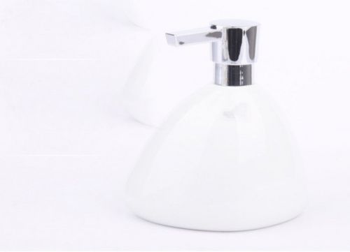 New Creative Fashion White Porcelain Soap Dispenser Hand Sanitizer Machine