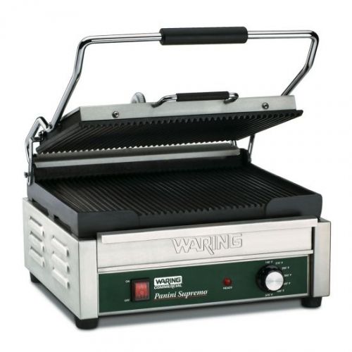 Waring WPG250 Commercial Large Italian Style Panini Grill 120V 1 Year Warranty