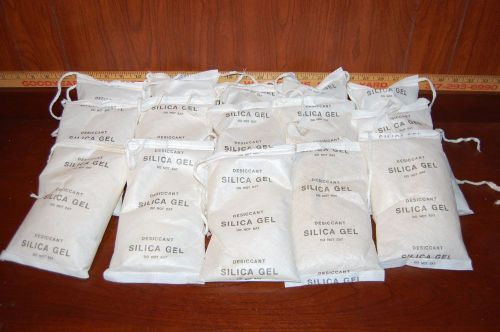 15 bags of 10 ounce Silica Gel Desiccant Moisture Absorber Storage Packing