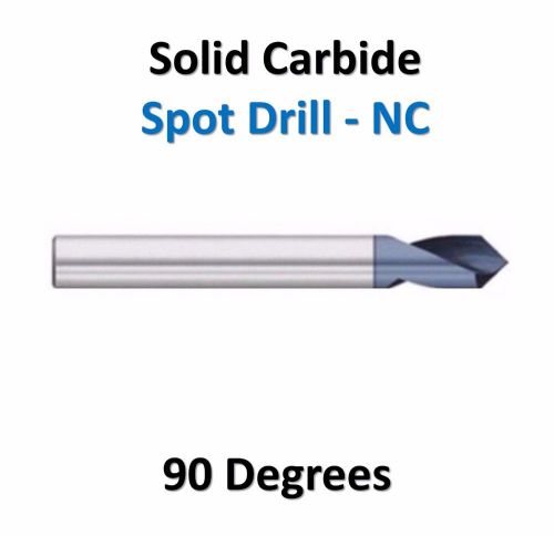 20mm solid carbide nc spot drill 90° degrees tialn coated spotting point drills for sale