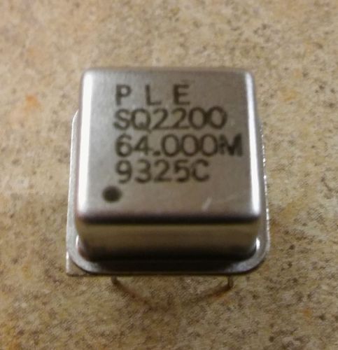 5 pieces 64.0MHz TTL Oscillator, DIP-8 pkg, Pletronics SQ2200