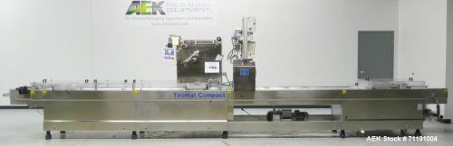 Used- Tiromat Model Compact M360 4.11 Horizontal Thermoformer. Can process film