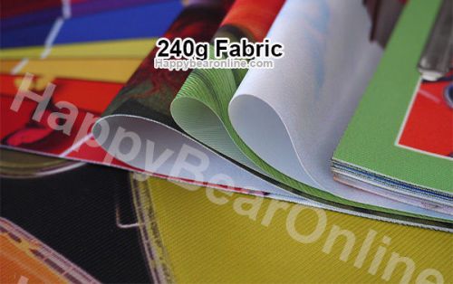 trade show Dye Sublimation Fabric large sized custom printing -240g fabric