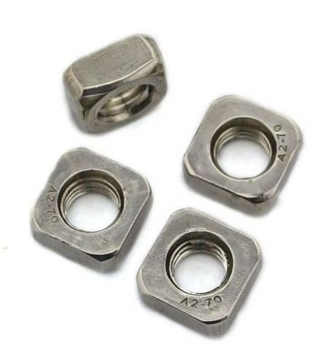DD-life 100pcs 304 Stainless Steel Square Nuts M6