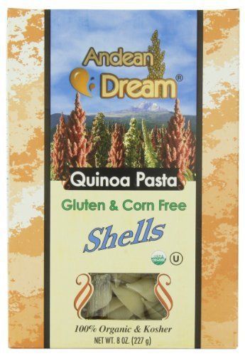 Andean Dream Organic Quinoa Pasta, Shells, 8 Ounce