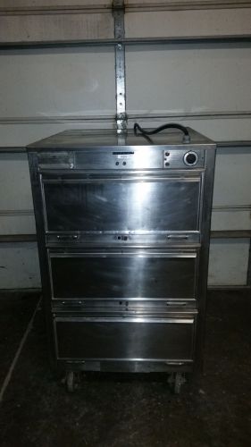Thermotanier electric food warmer 4 compartment pass thru 1453p 208 volt tested for sale