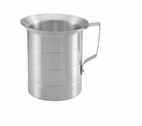 Winco am-2, 2-quart aluminum measuring cup for sale