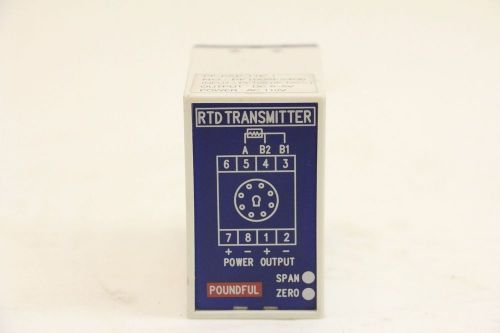 Rtd transmitter pf-pap-11e-1 ac110v/ dc 0-5v pf1006f5406  (at150) for sale