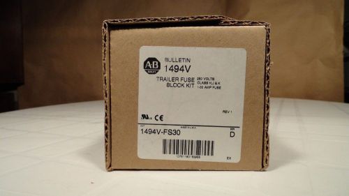 Allen Bradley Trailer Fuse Block Kit 1494V-FS30