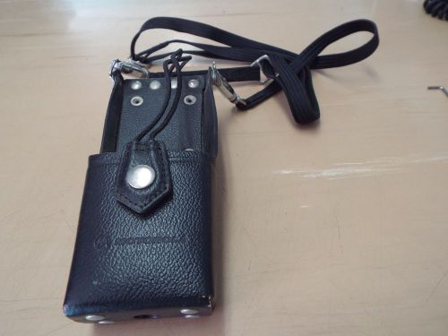 Motorola ntn8036 leather case 2.5 inches swivel belt loop,tn5243a carring strap for sale