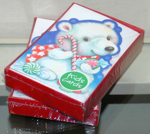 30 Hallmark Kids Christmas Greetings Cards with Envelopes 6-1/4&#034; x 4-1/4&#034;