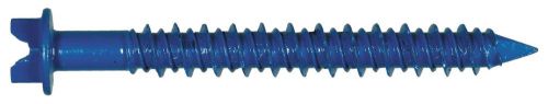 The hillman group 41554 hex washer head tapper concrete screw anchor 3/16 x 1... for sale