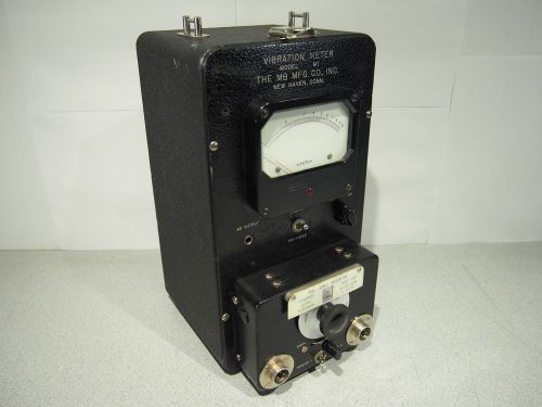 Vintage the mb mf vibration meter model m1 sold as is for sale