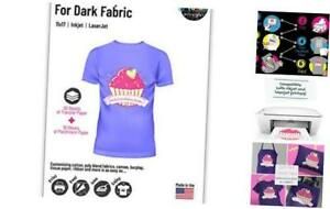 Inkjet Printable Iron-On Heat Tshirt Transfer Paper 11x17 () 50 Dark Fabrics