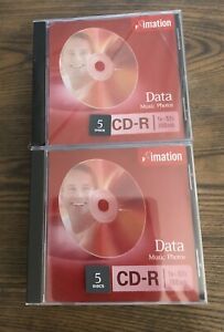 Imation CD-R data music photos 10 discs