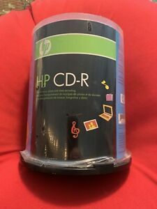 HP CD-R - 52x - 700 MB Data - 80 Min Music - 100 Pack - NEW  With Broken Seal