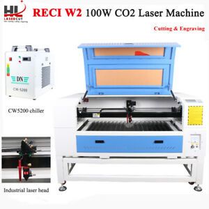 HL 1060Z 100W CO2 Laser Cutting Machine Laser Cutter Engraver CW5200 Chiller