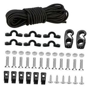 Kayak Deck Rigging Kit 8 Feet Bungee Cord with Bungee Cord Ends Hooks and Tie