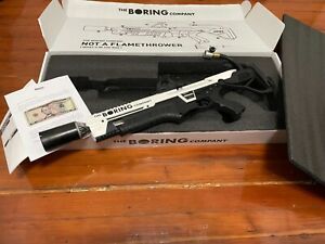 Boring Co Not A Flamethrower - #0 serial/version 001, 5$ letter, instructions