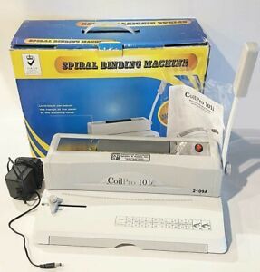 CoilPro 101i Spiral Binding Machine with Electric Coil Inserter Notebook Binder