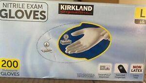 disposable nitrile gloves KIRKLAND 200ct exam gloves med exam nitrile gloves