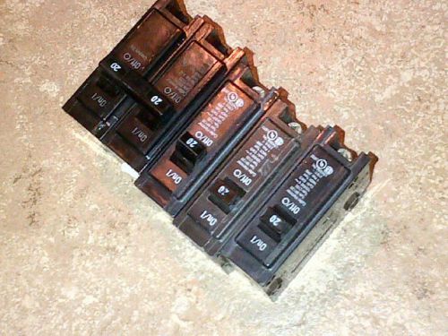 Mixed Lot of 4 ~ Cutler Hammer Circuit Breakers; 3@ BR120 &amp; 1@ BR220