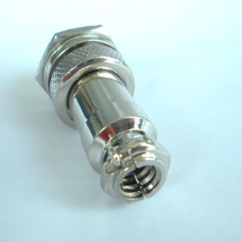 Aviation Plug Male Female Panel Power Chassis Metal Connector 16mm 4-Pin GX