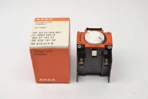 Asea sk-819-013-a tiddon timer unit 10-180s sec 660v-ac timer b412729 for sale