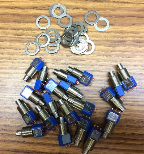 Apem 8636 series pushbutton switch lot of 20 for sale