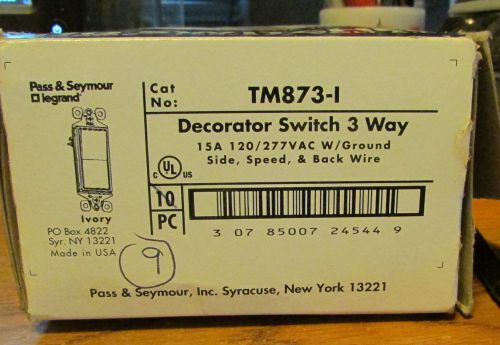 Pass &amp; Seymour TM873-I 3 way switch
