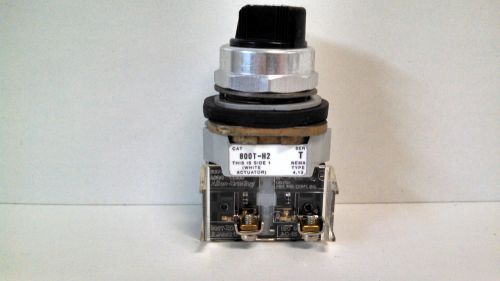 Guaranteed!!!! allen-bradley 2-position selector switch 800t-h2 800th2 ser. t for sale