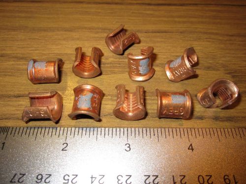 T&amp;B Copper C TAP Connectors Main 6-8 Branch 8-12 Copper Wire Cable Gray Die Code