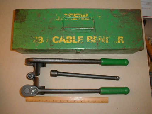 Greenlee 796 cable bender ratchet electrician contractor tool for sale