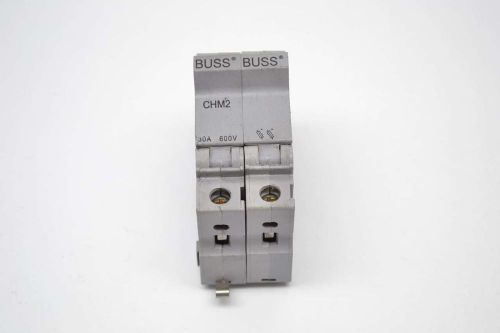 Buss chm2 30a amp 2p 600v-ac fuse holder b421638 for sale