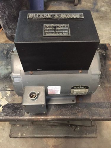 PHASE-A-MATIC ROTARY PHASE CONVERTER -  MODEL R-15