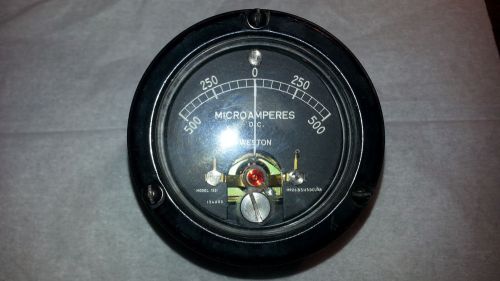 Weston Panel Meter - Model 1521, Reads Microamps,TESTED