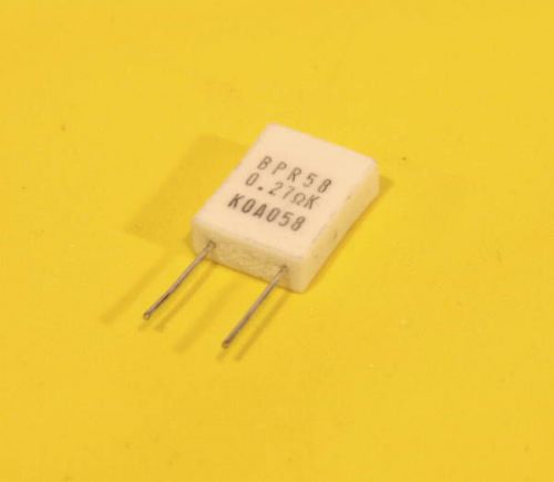 Power Resistors 0.27 Ohm 5W Metal Plate non inductive.  x6-: