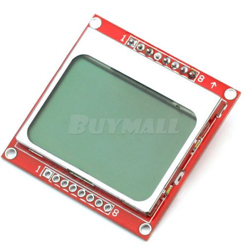 New 84*48 pixel resolution lcd module white backlight adapter pcb for nokia 5110 for sale