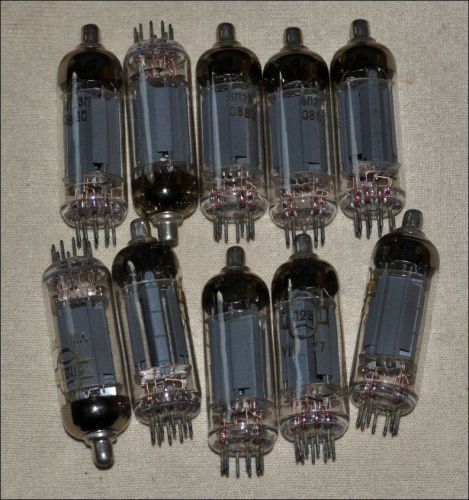 11 watt hf beam tetrode tubes 6p23p. lot of 10 for sale